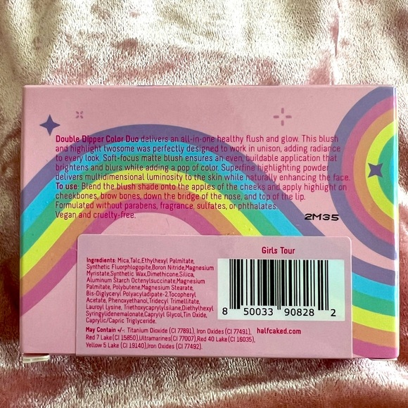 Half Caked Double Dipper Color Duo (Blush & Highlighter) in “Girls Tour”, NIB - Picture 2 of 3